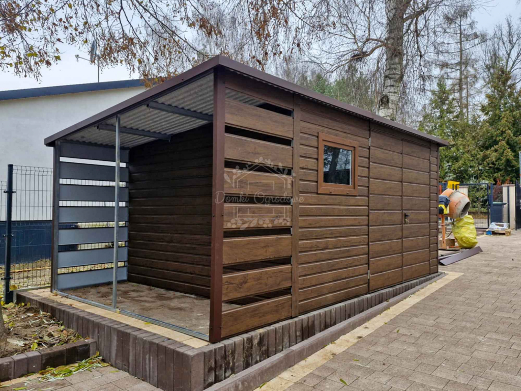 Schowek  domek ogrodowy wiata 1x3m - 4x3m  okno  drewnopodobny  ID841 Morąg - zdjęcie 3