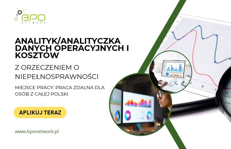Analityk (K/M) danych operacyjnych i kosztów - zdalnie cała Polska Pabianice - zdjęcie 1