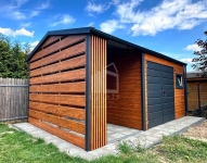 Domek ogrodowy 3x3 m + wiata 2x3 m brama okno blachodach rynny ID1293 Szczecin - zdjęcie 3