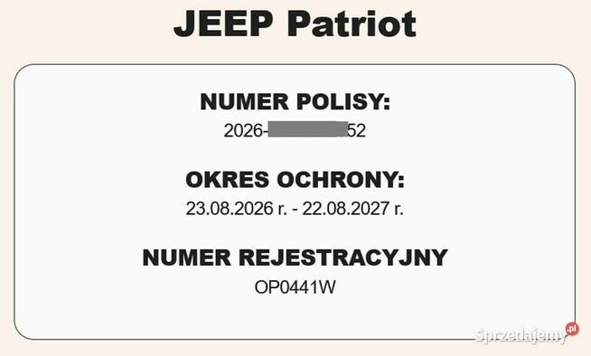 Jeep Patriot 4X4 2,0 CRD NowyRozrząd, PompaWody, Rok bezOPŁAT Opole - zdjęcie 12