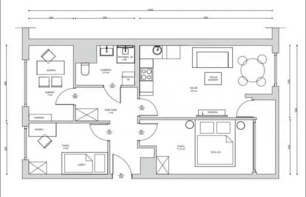 4pok, 60met, Okolice Drzewieckiego LOGGIA/PIWNICA (Wrocław) Fabryczna - zdjęcie 8