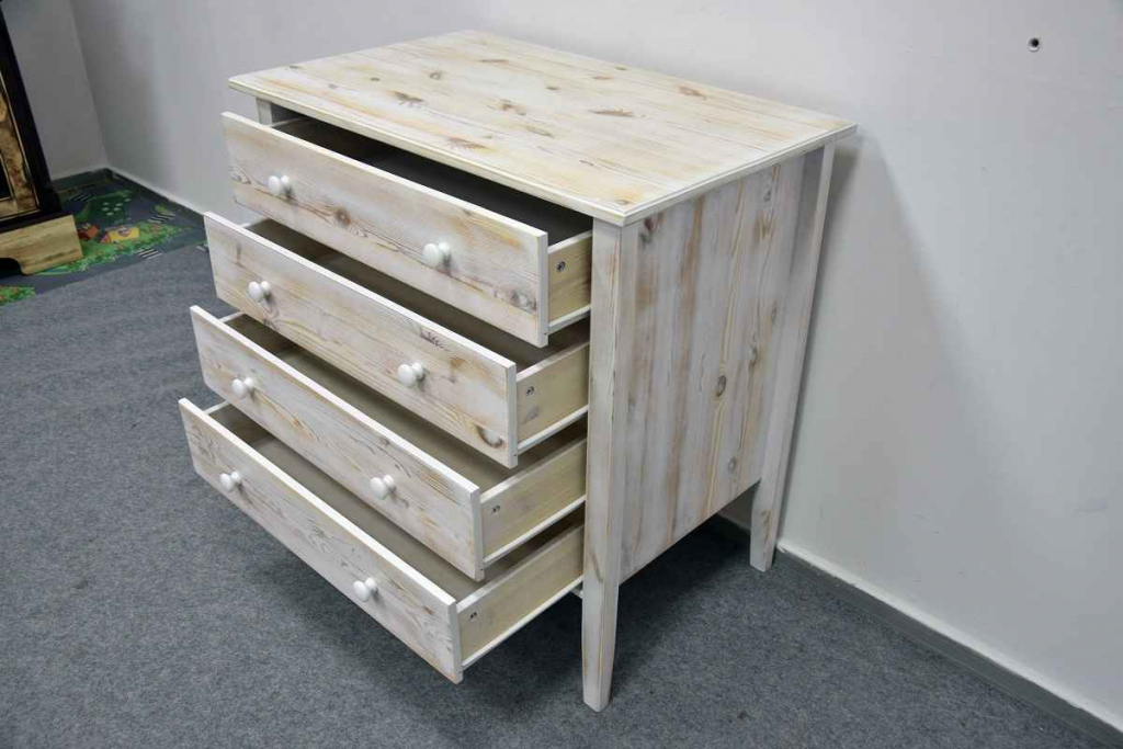 komoda z szufladami z drewna sosnowego - jak nowa Olsztyn - zdjęcie 4