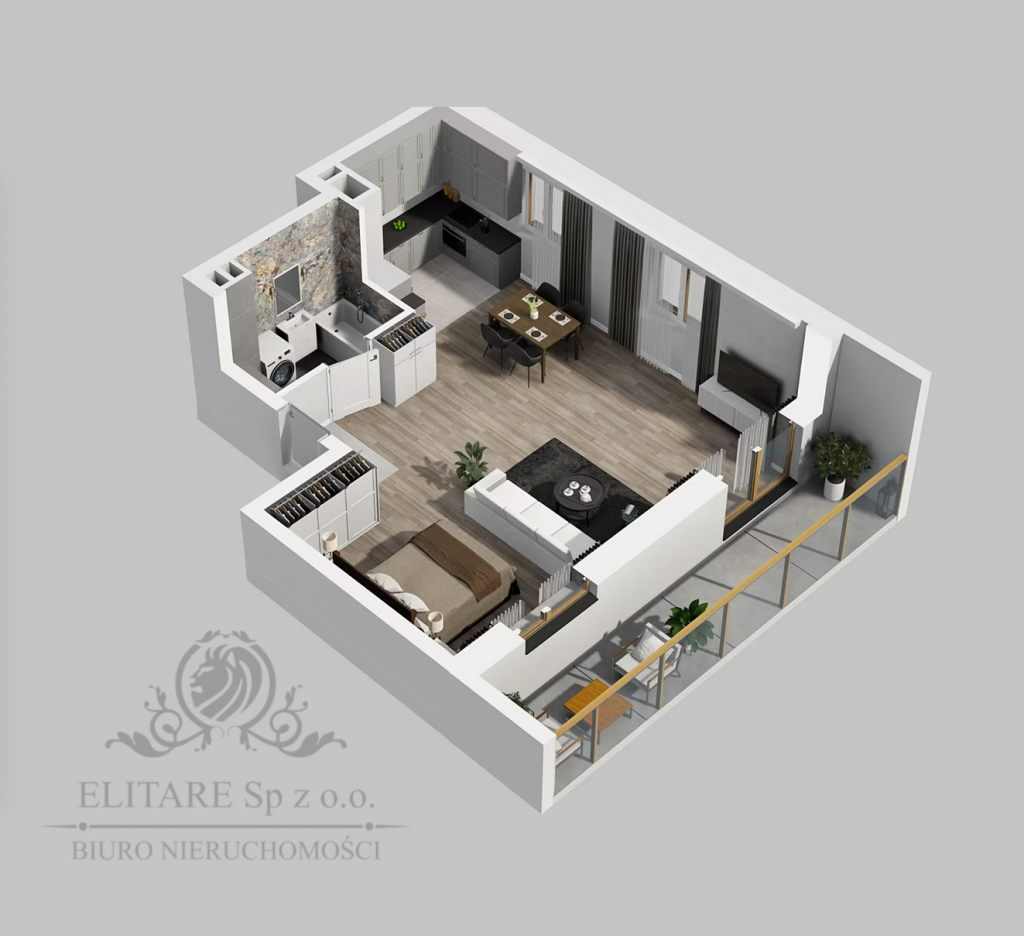 Mieszkanie 49,4m2 z widokiem na rzekę/Kleczków Wrocław Wrocław - zdjęcie 10