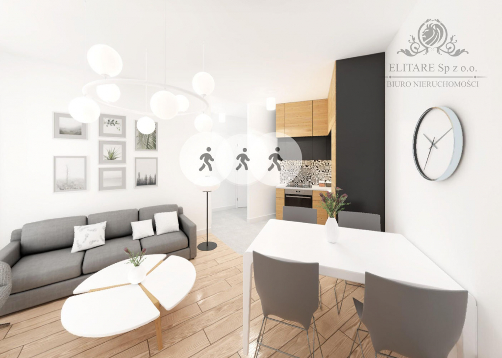 Piękne mieszkanie 2pok. o pow 38,20m2 z balkonem/ Partynice Braterska Wrocław - zdjęcie 2