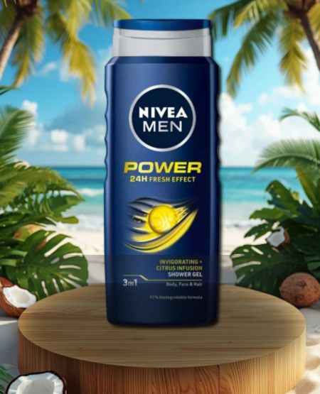 NIVEA MEN - Power Fresh Effect - Żel Mentolowy Grunwald - zdjęcie 2