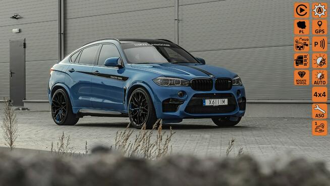 BMW X6M HAMANN BLUE GREY 685HP EVOCLUB PROJECT Ropczyce - zdjęcie 1