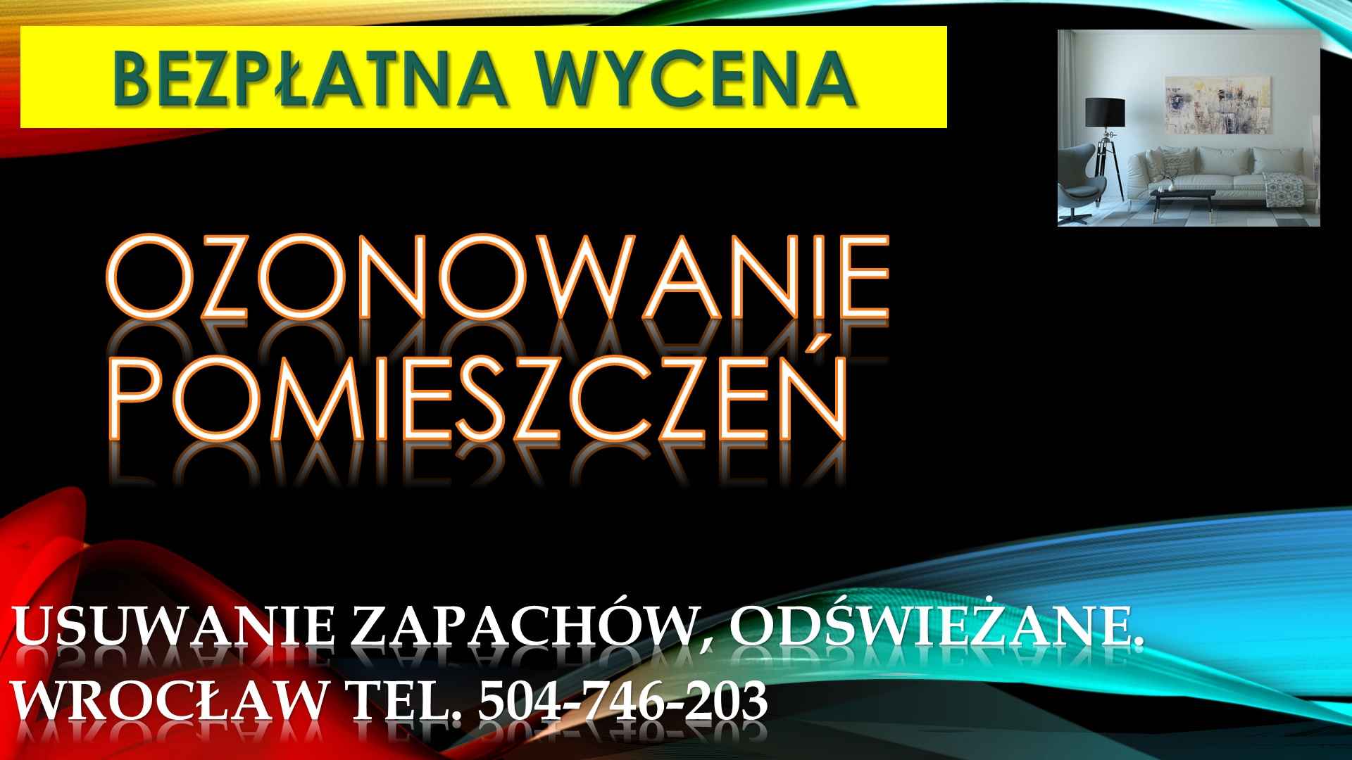 Ozonowanie mieszkań, Wrocław, t. 504-746-203. usunięcie zapachu, cena Psie Pole - zdjęcie 3