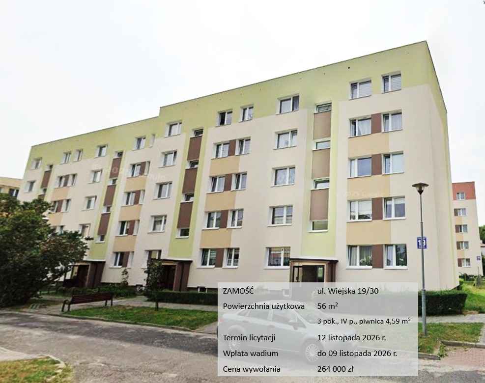 Licytacja, do zamieszkania Zamość - zdjęcie 1