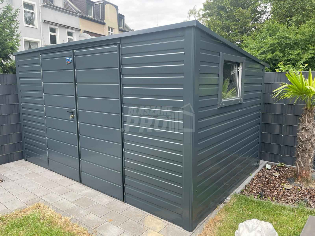 Domek ogrodowy 5x3 brama dwuskrzydłowa  + okno Dach spad w tył  GP116 Legnica - zdjęcie 4