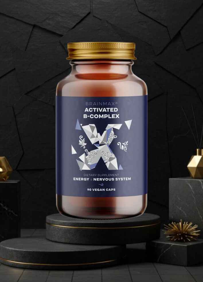 BrainMax Activated B-Complex - Układu Nerwowego Grunwald - zdjęcie 2