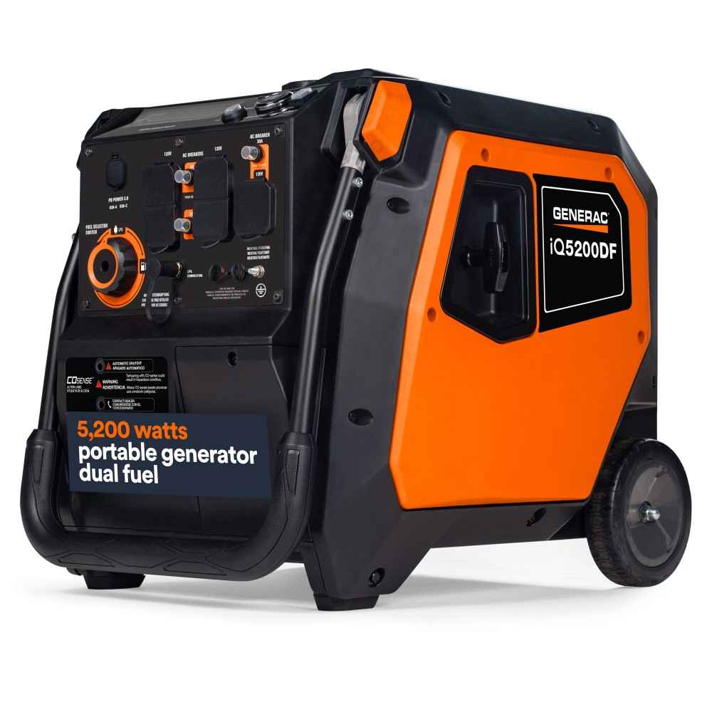 Generac 5200-Watt Starting / 3900-Watt Running Dual Fuel Portable Sabaszczewo - zdjęcie 1