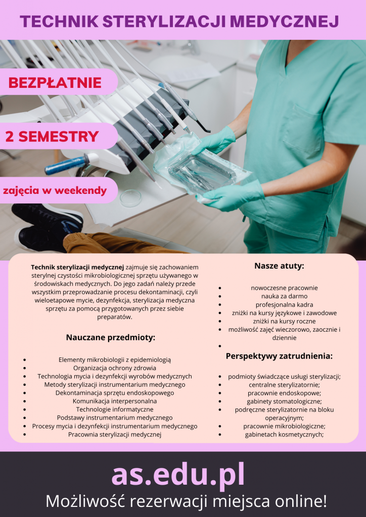 Technik Sterylizacji Medycznej! Suwałki - zdjęcie 1