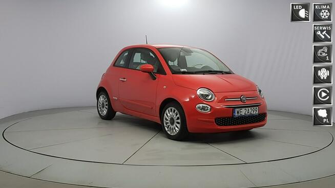 Fiat 500 1.2 Lounge Dualogic ! Z Polskiego Salonu ! Faktura VAT ! Warszawa - zdjęcie 1
