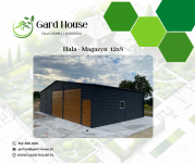 Solidna hala/magazyn 12x8