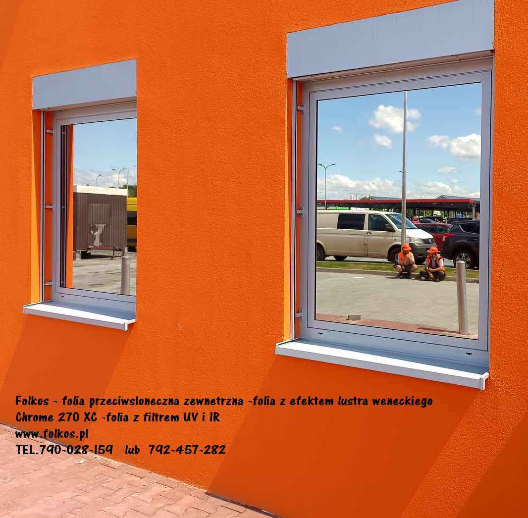 Folia Chrome 270 XC - Folie przeciwsłoneczne zewnętrzne Warszawa Oklej Białołęka - zdjęcie 1