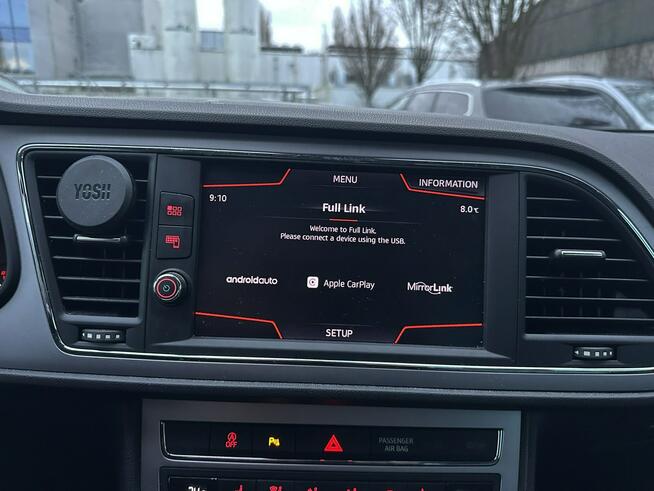 LEON 1.4 TSI 125KM  FULL LED navi PDC skóra SERWIS bezwypadkowy 2018 Tychy - zdjęcie 9