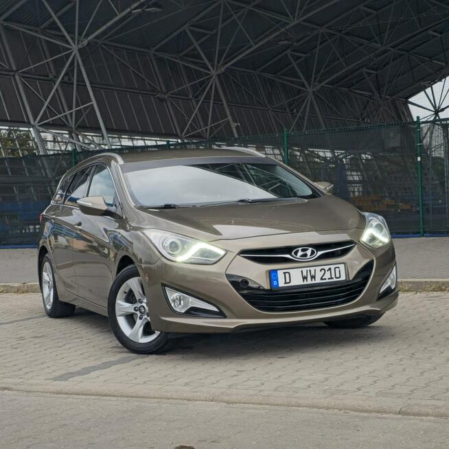 Hyundai i40 Kombi blue 1.6 Manual Nawigacja Klima Serwis 2 Klucze Ostrów Mazowiecka - zdjęcie 1