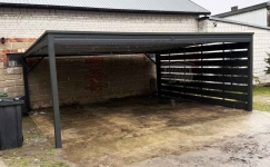 Carport - wiata samochodowa 6x5 m - dodatkowa zabudowa dach  GP735 Braniewo - zdjęcie 4