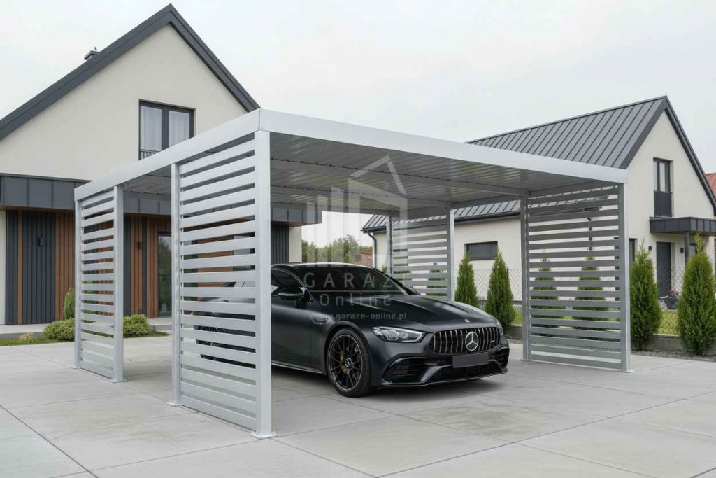 Carport PREMIUM - Wiata samochodowa 5x5  dodatkowa zabudowa ID1175 Chodzież - zdjęcie 2