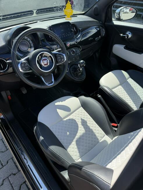 Fiat 500 1.0 HYBRYDA Cabrio Wersja DolceVita STan Super Gwarancja Żory - zdjęcie 9