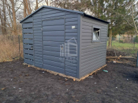 Schowek domek ogrodowy 2x2m - drzwi - antracyt - dach dwuspadowy ID991 Ełk - zdjęcie 3