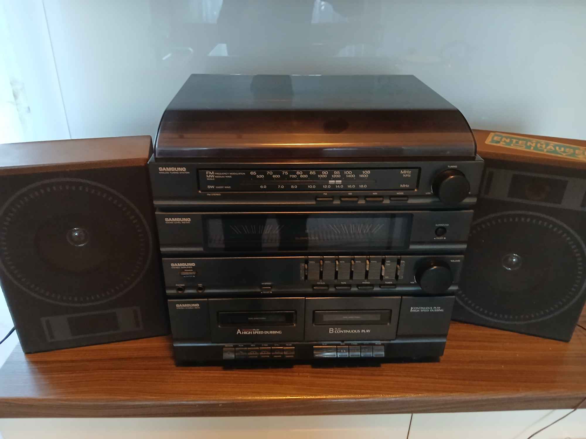 Wieża Samsung (tuner, 2x kaseta, gramofon) Ochota - zdjęcie 1