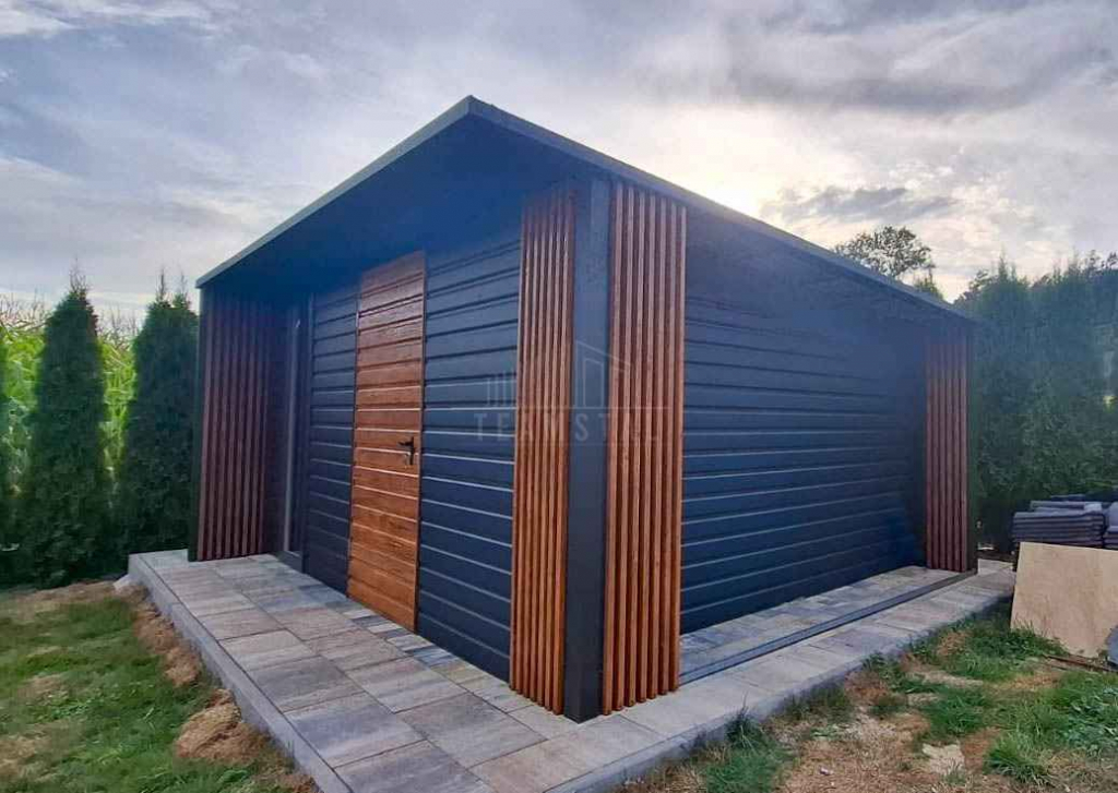 Schowek - domek ogrodowy 4x4 - drzwi - okno dekor z lameli dach TS1185 Międzyrzecz - zdjęcie 8