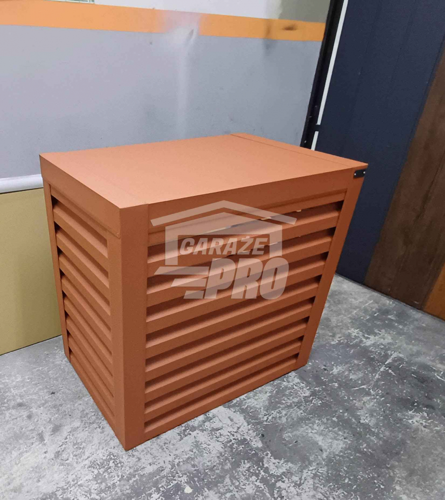 Osłona klimatyzatora - pompy ciepła 100x50x110 cm jasny brąz GP308 Gdynia - zdjęcie 8