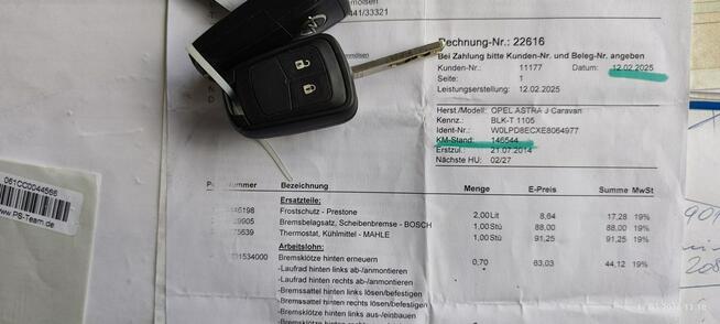 Opel Astra 1,4 140KM 156 tys.km/NAVI/Nowy rozrząd i olej/Stan bdb Szczecin - zdjęcie 9