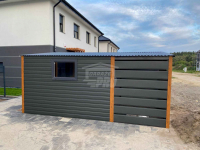 Schowek - Domek Ogrodowy 3x2m + wiata 2m  2x Drzwi  okno dach GP554 Chodzież - zdjęcie 3