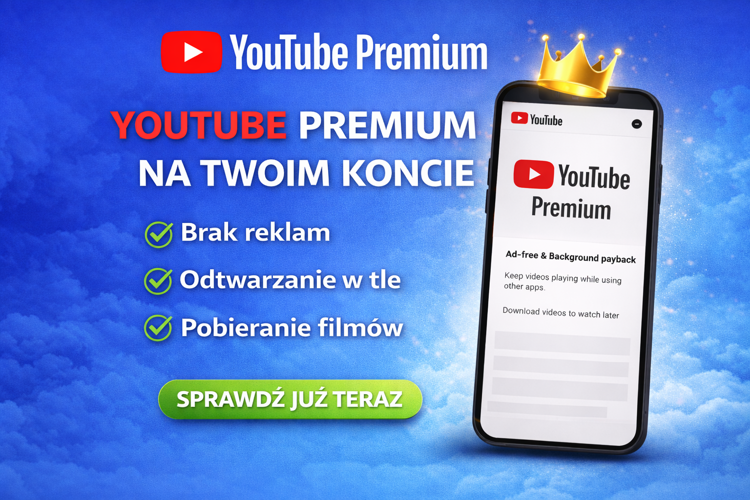Kod aktywacyjny YouTube Premium  3 miesiące Bemowo - zdjęcie 2