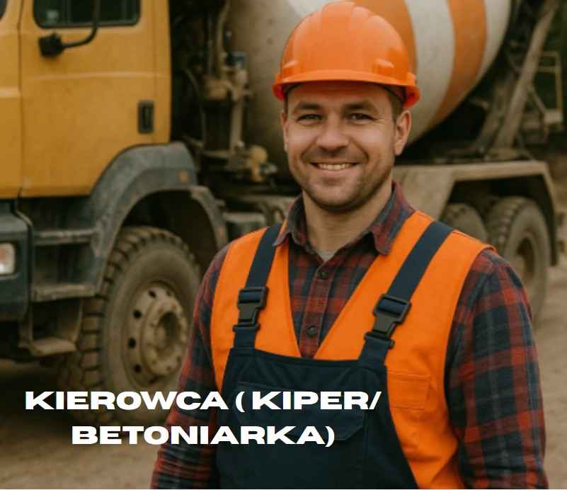 Kierowca ( kiper/ betoniarka) – Niemcy, bez języka Jeżyce - zdjęcie 1