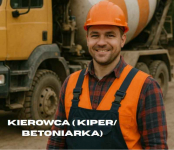 Kierowca ( kiper/ betoniarka) – Niemcy, bez języka
