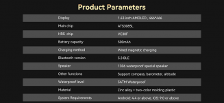 Smartwatche DM56 Amoled 466x466 okrągły inteligentny zegarek , GPS Nowe Miasto - zdjęcie 9