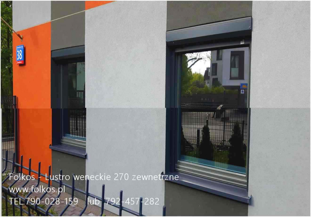 Folia Lustro weneckie Serock, Wieliszew, Nieporet -Oklejanie szyb Nieporęt - zdjęcie 9