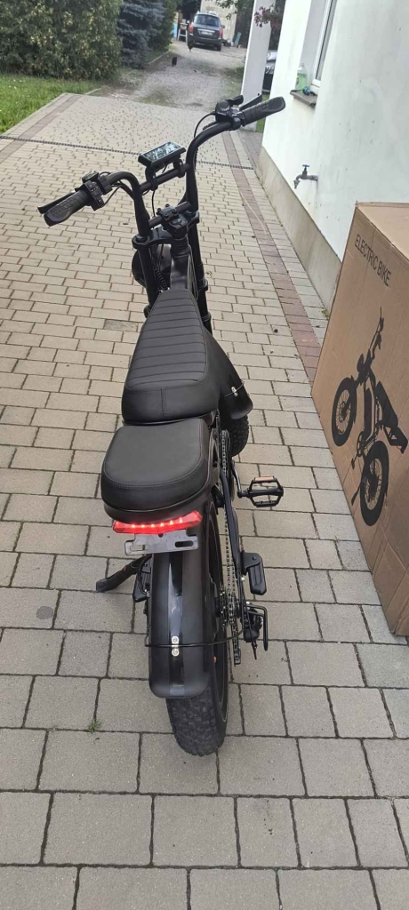 Nowy rower elektryczny Fatbike V20 Pro – czarny Siedlce - zdjęcie 8