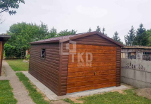 Garaż Blaszany 3,5x5 Brama uchylna 1x okno blachodachówka TKD135 Kielce - zdjęcie 4