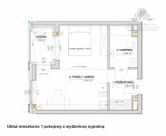 Mieszkanie 1 pokojowe 31,22m2 z loggią /Powstańców Śląskich Wrocław - zdjęcie 4