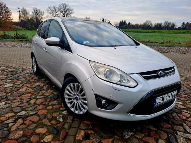 Ford C-Max Wersja Titanium_Panorama_Xenon_Navi_Skóra Świecie - zdjęcie 1