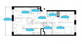 Apartament 4 pok.z balkonem 11m,BEZ Prowizji i PCC