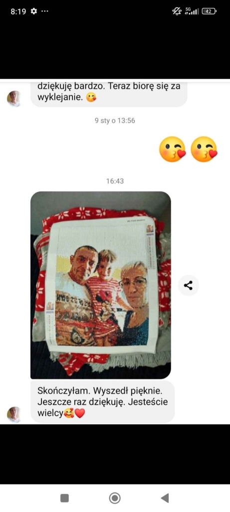Diamond painting z Twojego zdjęcia Polesie - zdjęcie 2