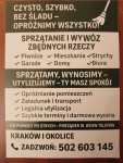 Sprzątanie i wywóz zbędnych rzeczy