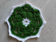 Szydełkowe podstawki pod kubek