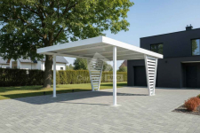 Carport V PREMIUM 4,8x5m Wypełnienie panelami Wiata samochodowa CP160 Żary - zdjęcie 3