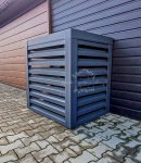 Osłona Klimatyzatora Pompy Ciepła 90x50x100 Antracyt - Zabudowa ID855 Rybnik - zdjęcie 3