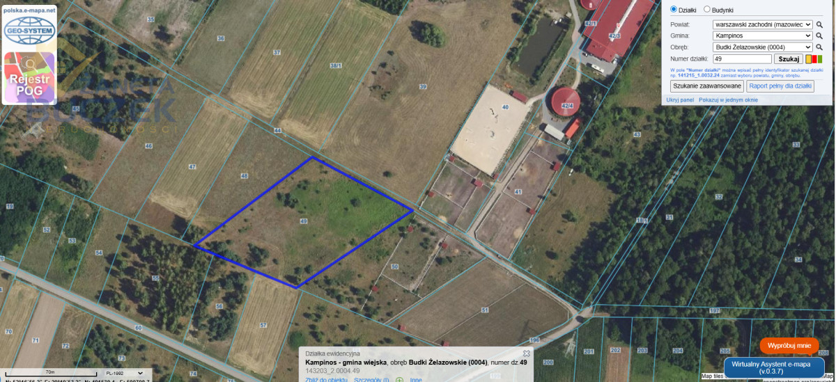 Sprzedam działkę budowlaną w Budkach Żelazowskich Budki Żelazowskie - zdjęcie 1