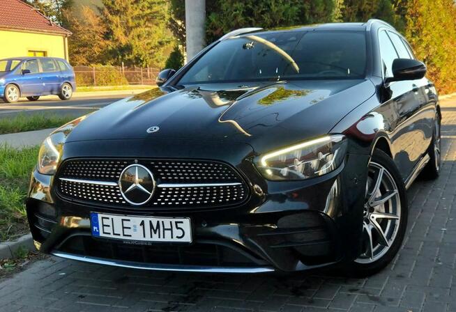 Mercedes E400d 4MATIC AMG Line 330KM Panorama 360° Head-Up ASO Łęczyca - zdjęcie 1