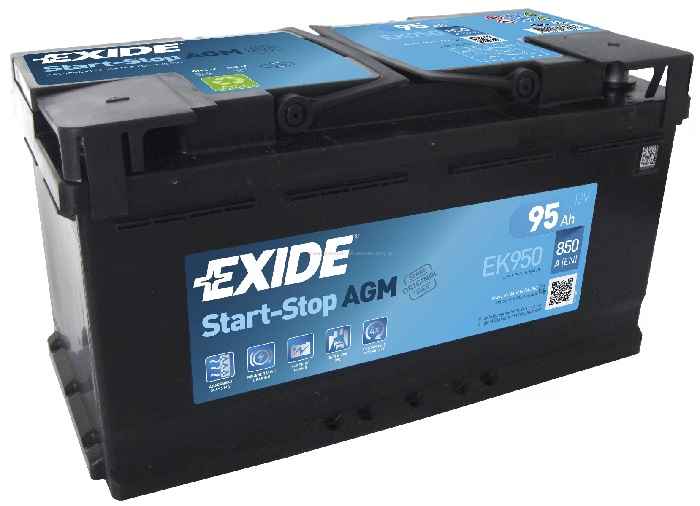 Akumulator EXIDE AGM START/STOP EK950 95Ah 850A EN Ostrowiec Świętokrzyski - zdjęcie 1