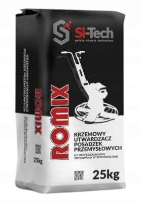 Posypka utwardzająca KRZEMOWA do betonu ROMIX 25kg RÓŻNE KOLORY Zamość - zdjęcie 1