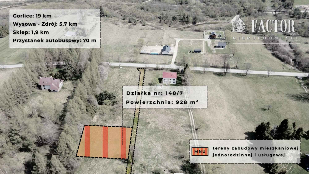 Działki budowlano-usługowe (MNU) w Hańczowej – od 8,97a do 12,40a Hańczowa - zdjęcie 6